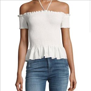Rebecca Taylor smocked white top